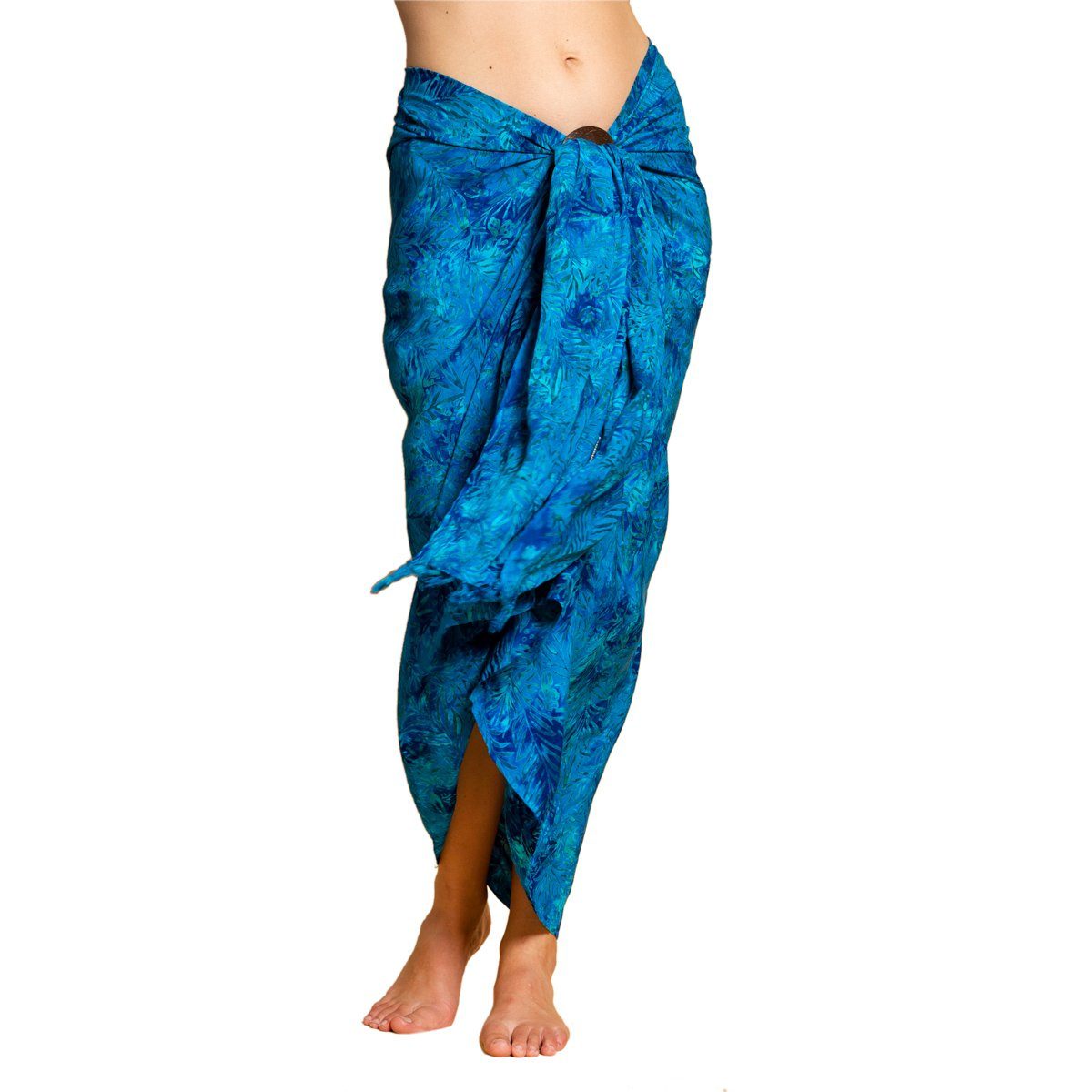 PANASIAM Pareo Sarong Wachsbatik Blautöne aus günstig online kaufen