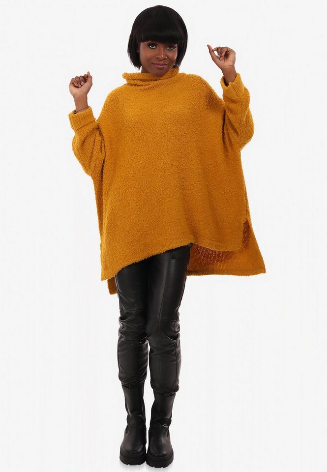 YC Fashion & Style Longpullover Oversized Pullover mit Rollkragen One Size günstig online kaufen