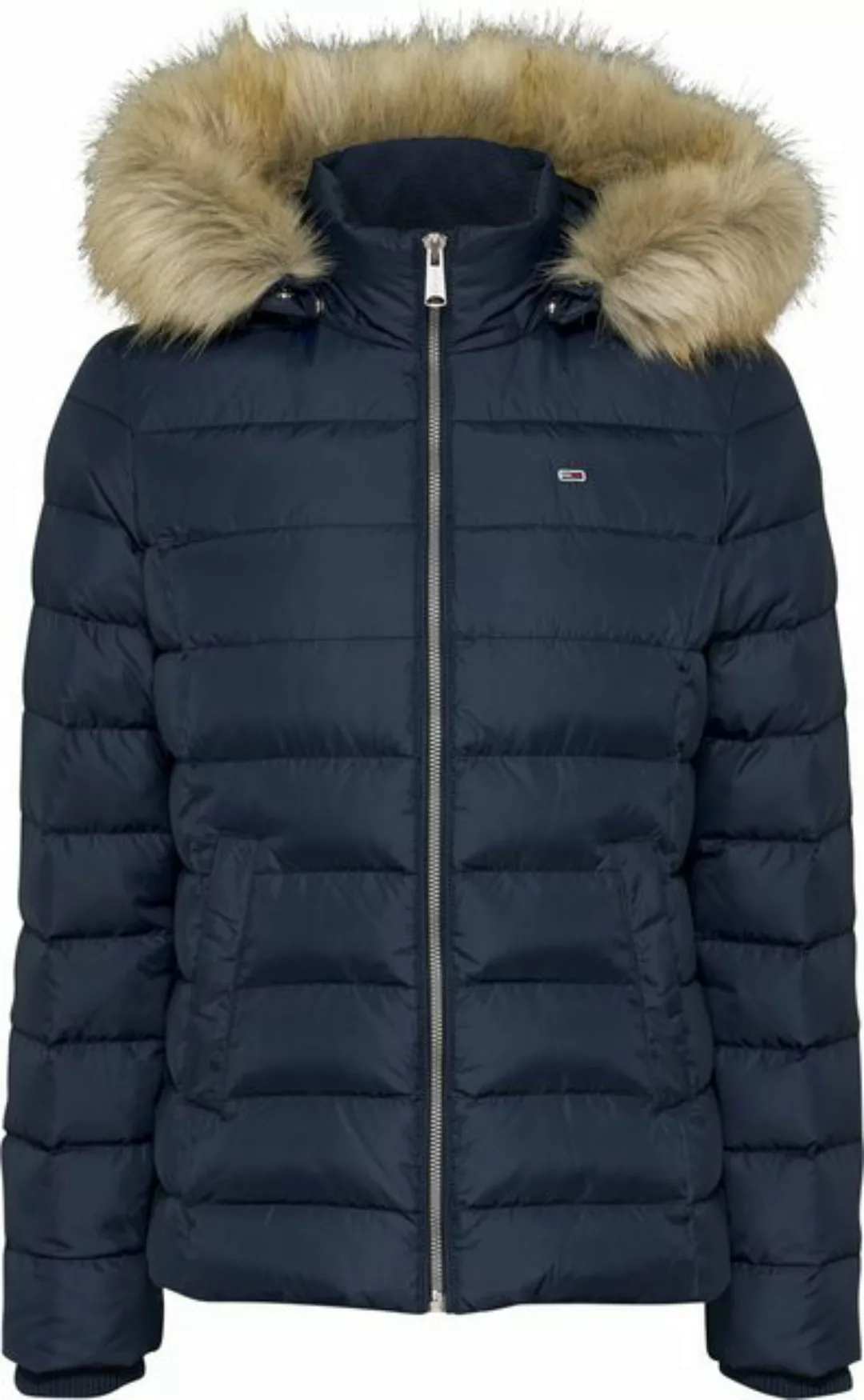 Tommy Jeans Steppjacke TJW BASIC HOODED DOWN JACKET EXT mit Logostickerei günstig online kaufen