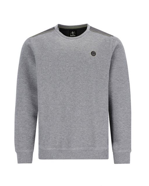 Hajo Sweatshirt Rundhals-Sweatshirt in Alloverstruktur günstig online kaufen