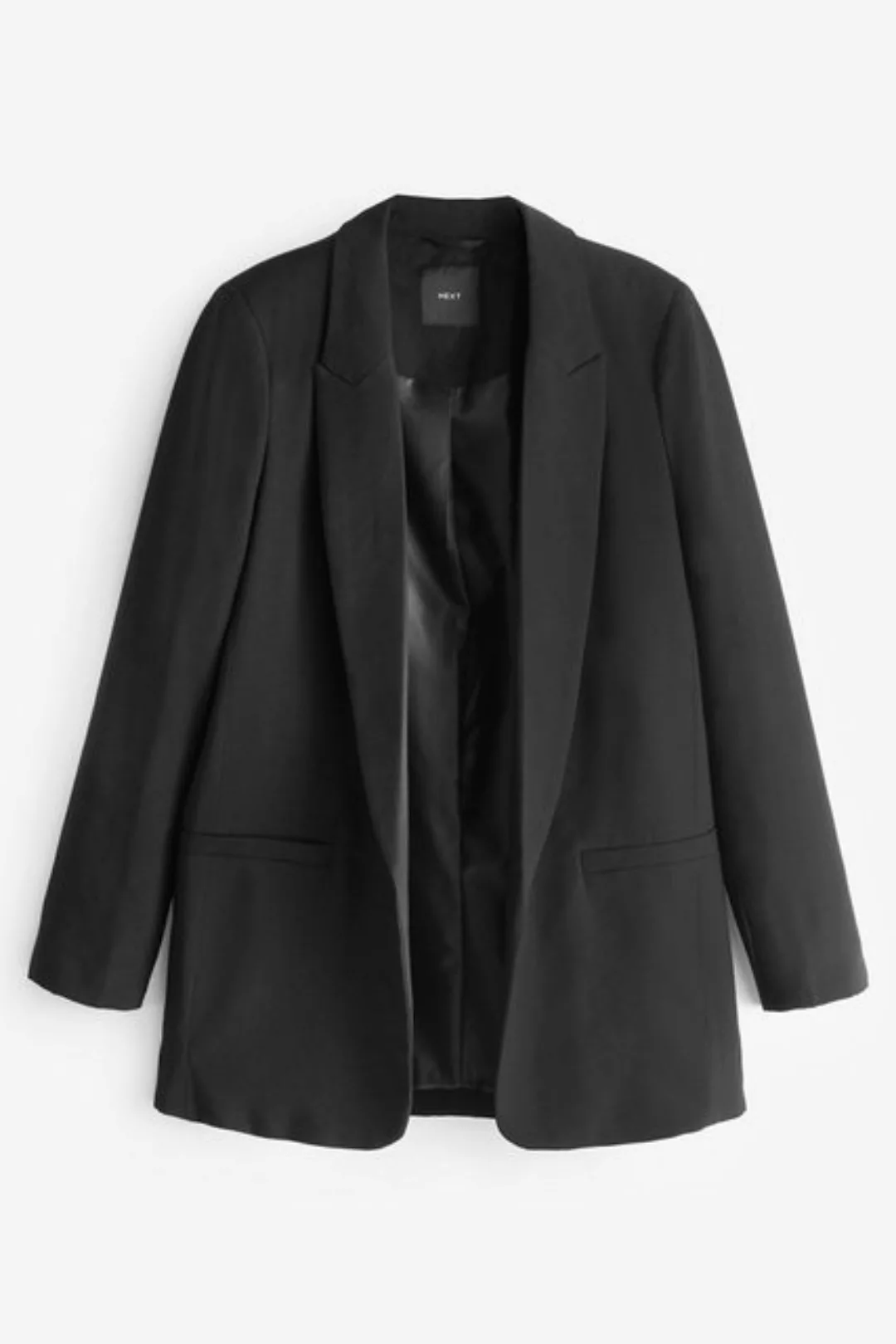 Next Jackenblazer Verschlussloser Blazer im Relaxed Fit - Kurzgröße (1-tlg) günstig online kaufen