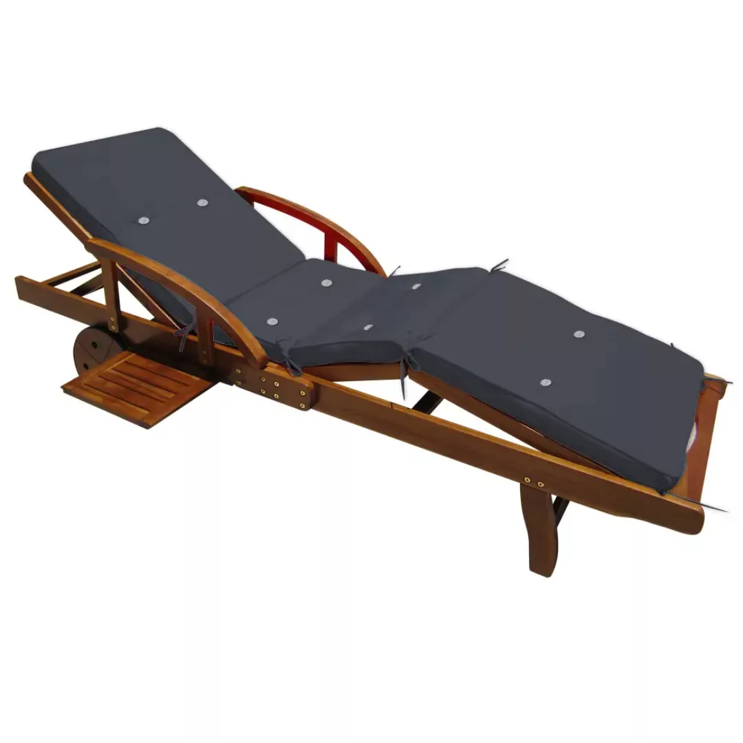 Auflage Sunlounger Anthrazit 195x55x5cm günstig online kaufen