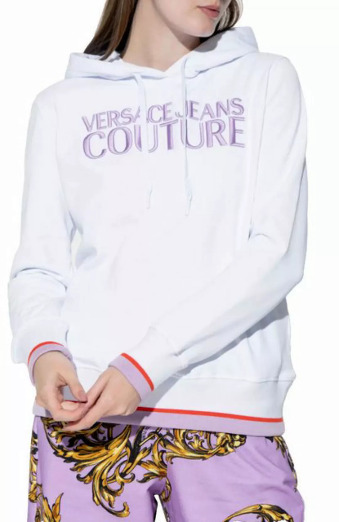 Versace Jeans Couture Hoodie Kapuzen-Sweatshirt Logo Hoodie Pullover Hooded günstig online kaufen
