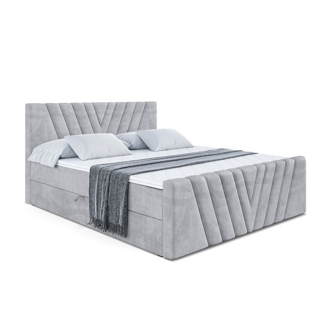 ALTDECOR Boxspringbett ERNINA-Z (Multipocket-Matratze H4, H3 Matratze Bonel günstig online kaufen