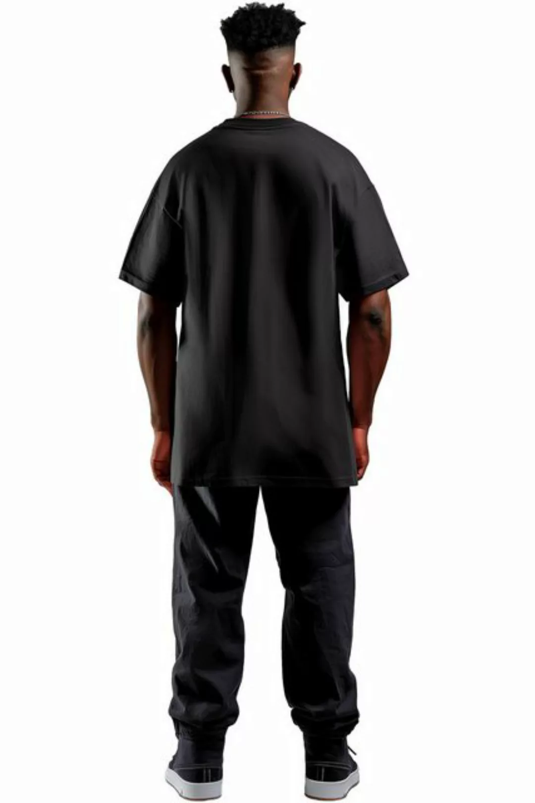 Reichstadt Oversize-Shirt Casual T-shirt 22RS033 Black XS mit Stitching auf günstig online kaufen