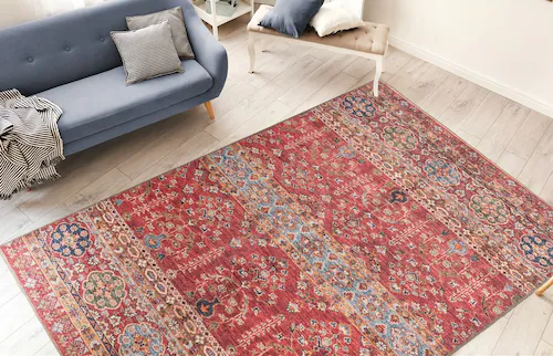 me gusta Teppich »Faye 325«, rechteckig, 6 mm Höhe, Flachgewebe, gedrucktes günstig online kaufen