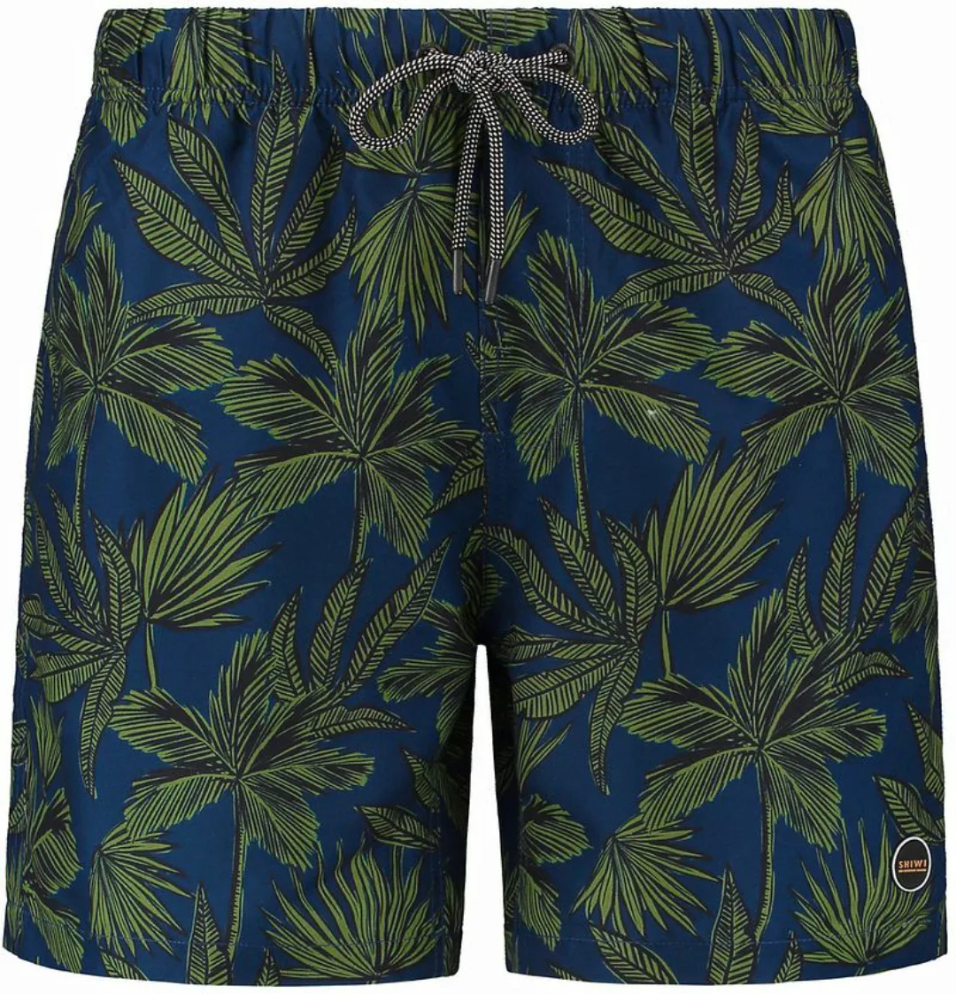 Shiwi Badeshorts Palm Druck Navy - Größe L günstig online kaufen