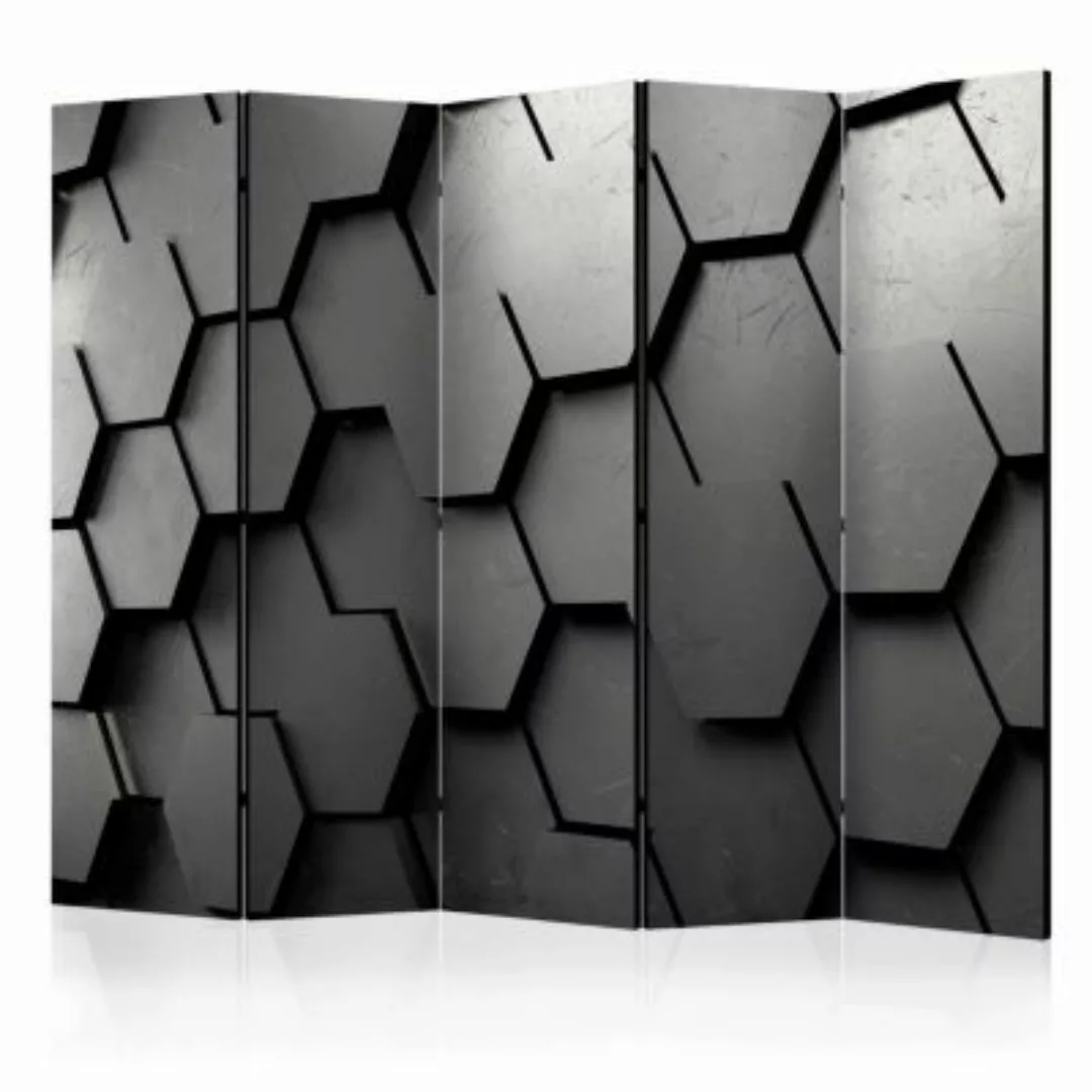 artgeist Paravent Black Gate II [Room Dividers] weiß/grau Gr. 225 x 172 günstig online kaufen
