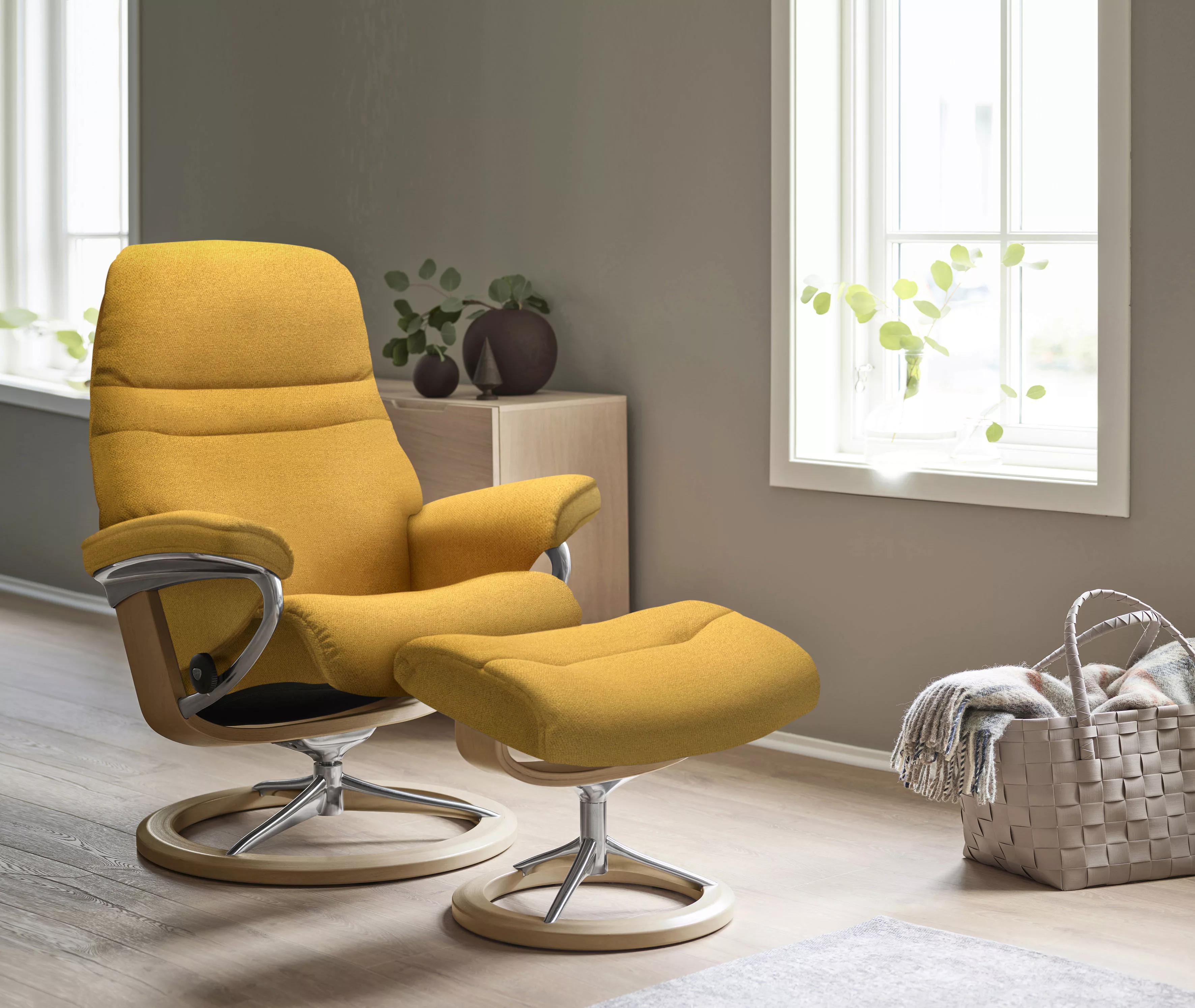 Stressless® Relaxsessel »Sunrise«, mit Signature Base, Größe L, Gestell Eic günstig online kaufen