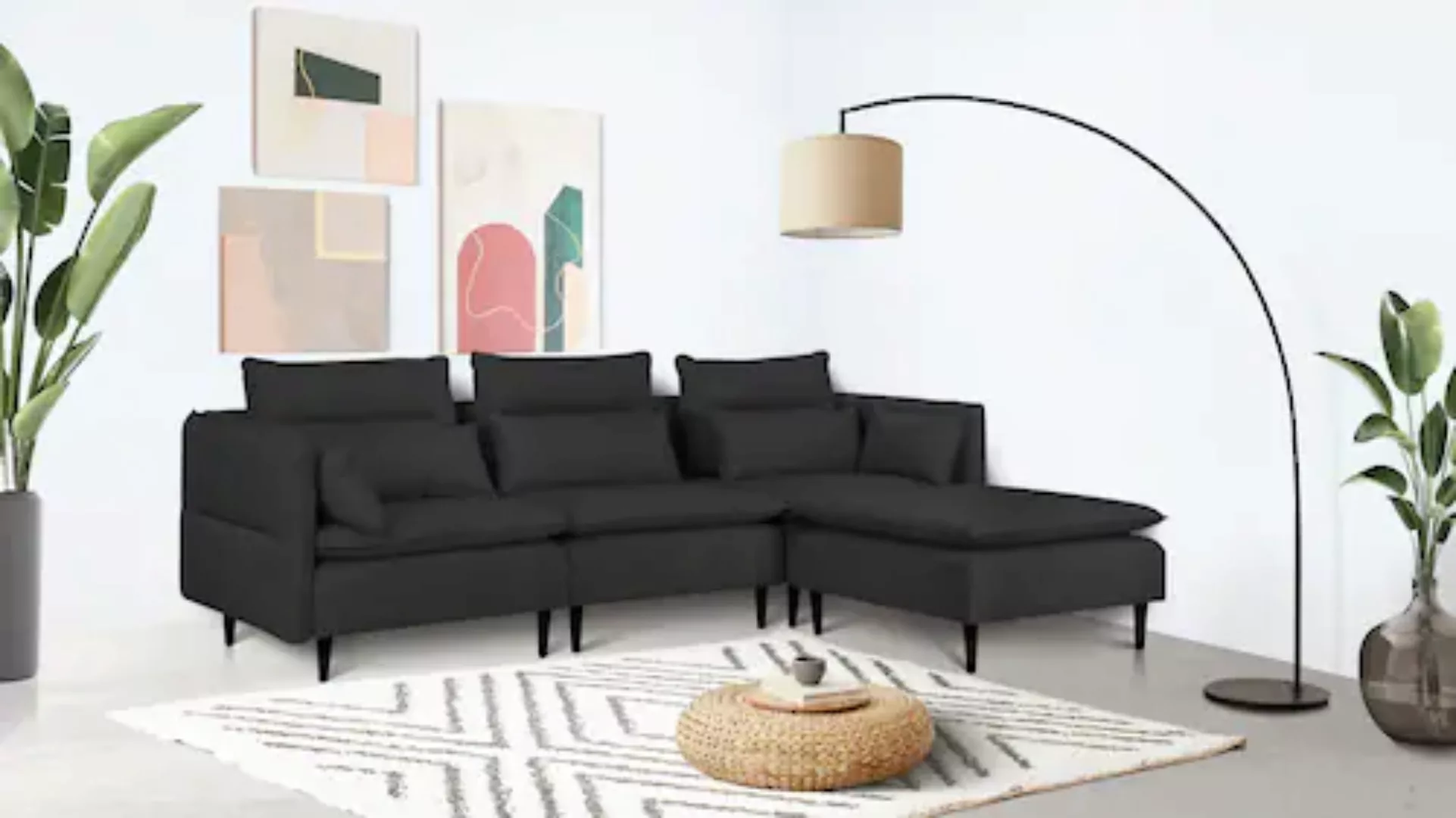 andas Ecksofa »ALVIK L-Form«, zusammengesetzt aus Modulen, erweiterbar mit günstig online kaufen