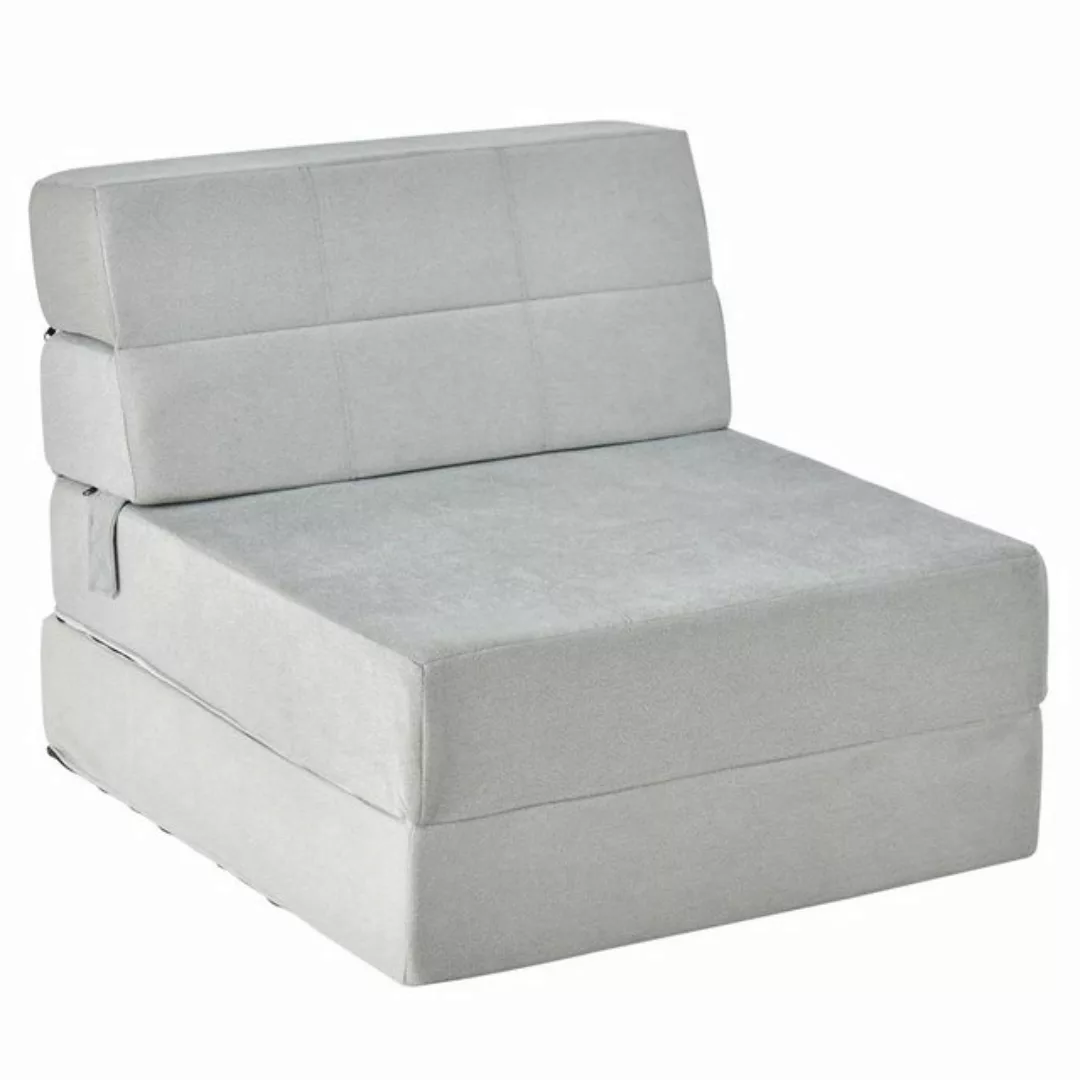 COSTWAY Schlafsofa, 3 in 1 Klappmatratze, mit abnehmbarem Bezug günstig online kaufen