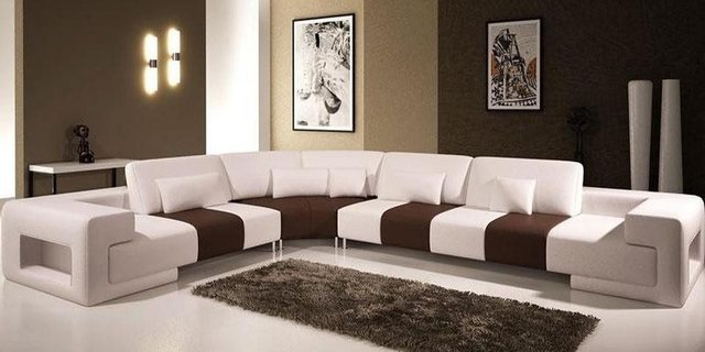 JVmoebel Ecksofa Ecksofa Polster Wohnlandschaft Couch Sofa Wohnlandschaft L günstig online kaufen