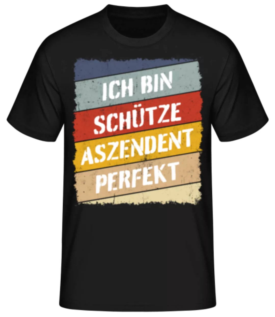 Schütze Aszendent Perfekt Retro Stil · Männer Basic T-Shirt günstig online kaufen