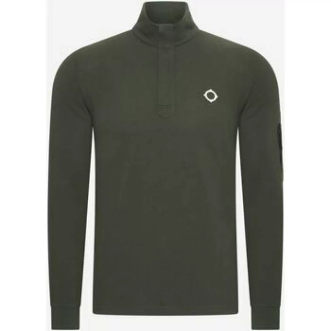 Ma.strum  Pullover LS-Poloshirt mit Stehkragen – Oil Slick günstig online kaufen