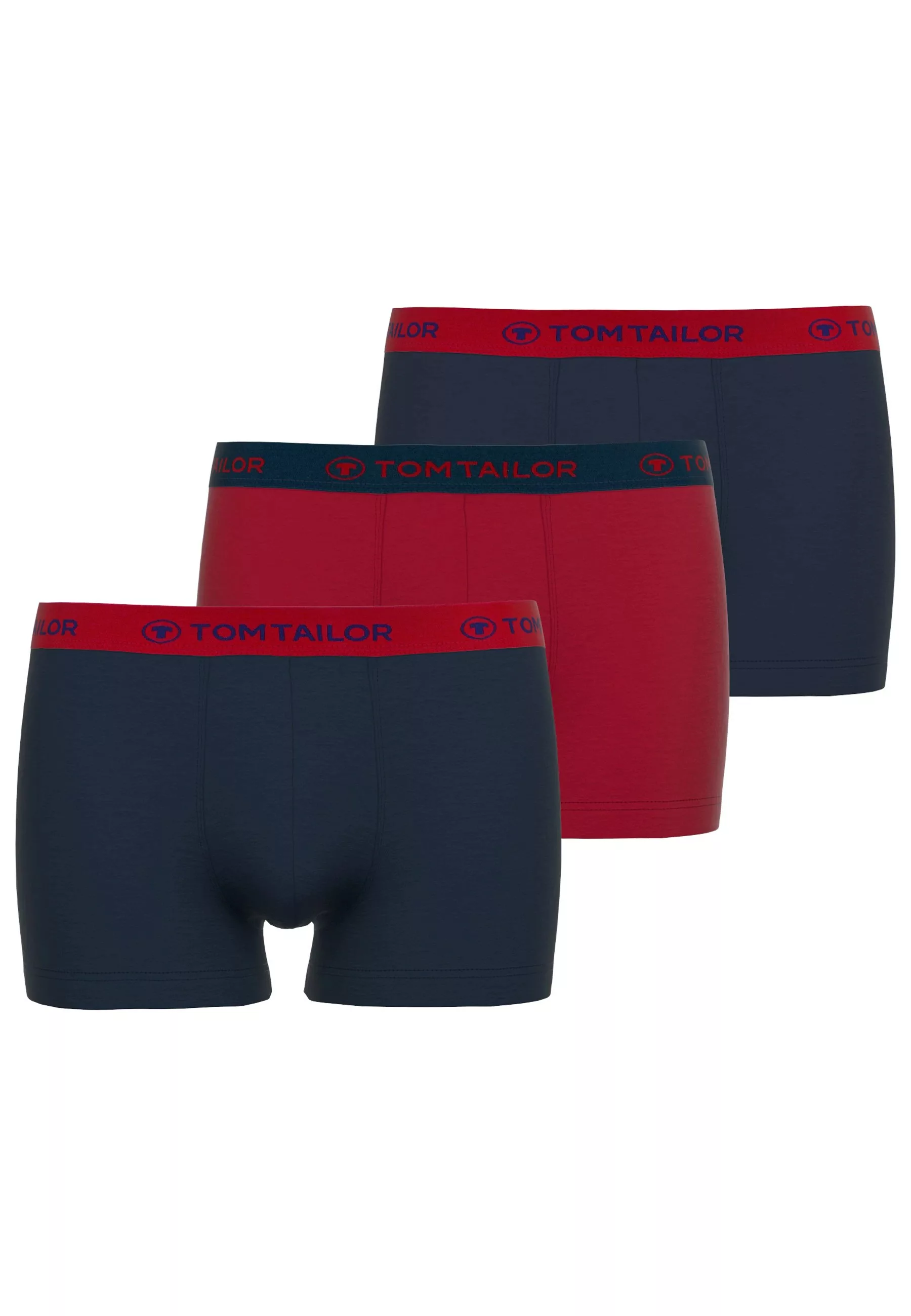 TOM TAILOR Boxershorts, (3er-Pack), mit Logobund günstig online kaufen