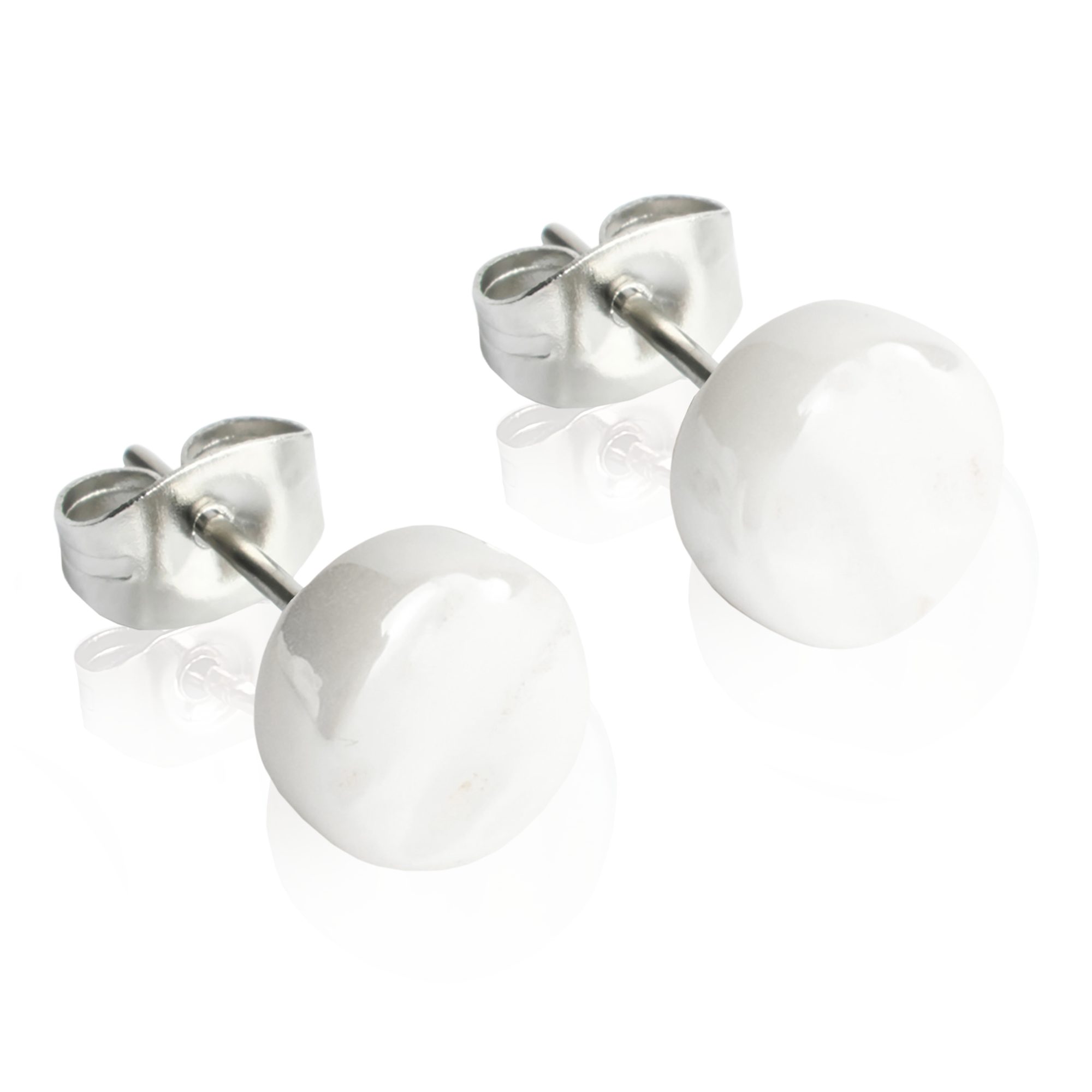 ALEXASCHA Paar Ohrstecker Glasohrstecker in Perlmuttoptik günstig online kaufen