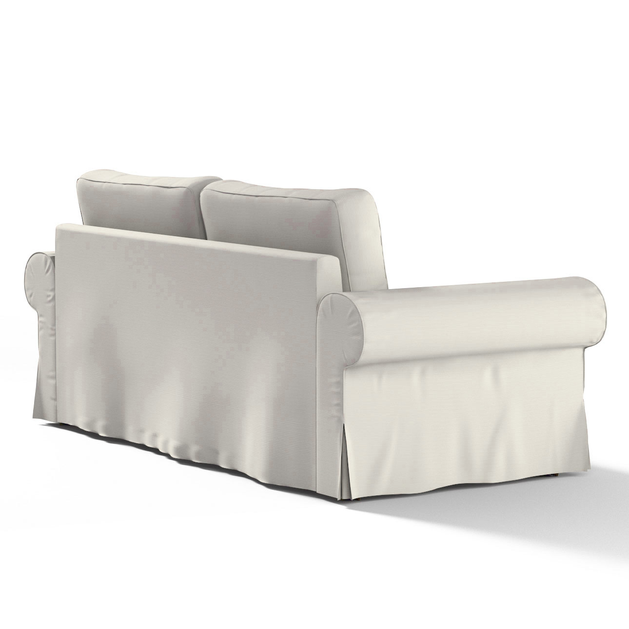Bezug für Backabro 3-Sitzer Sofa ausklappbar, hellgrau , Bezug für Backabro günstig online kaufen