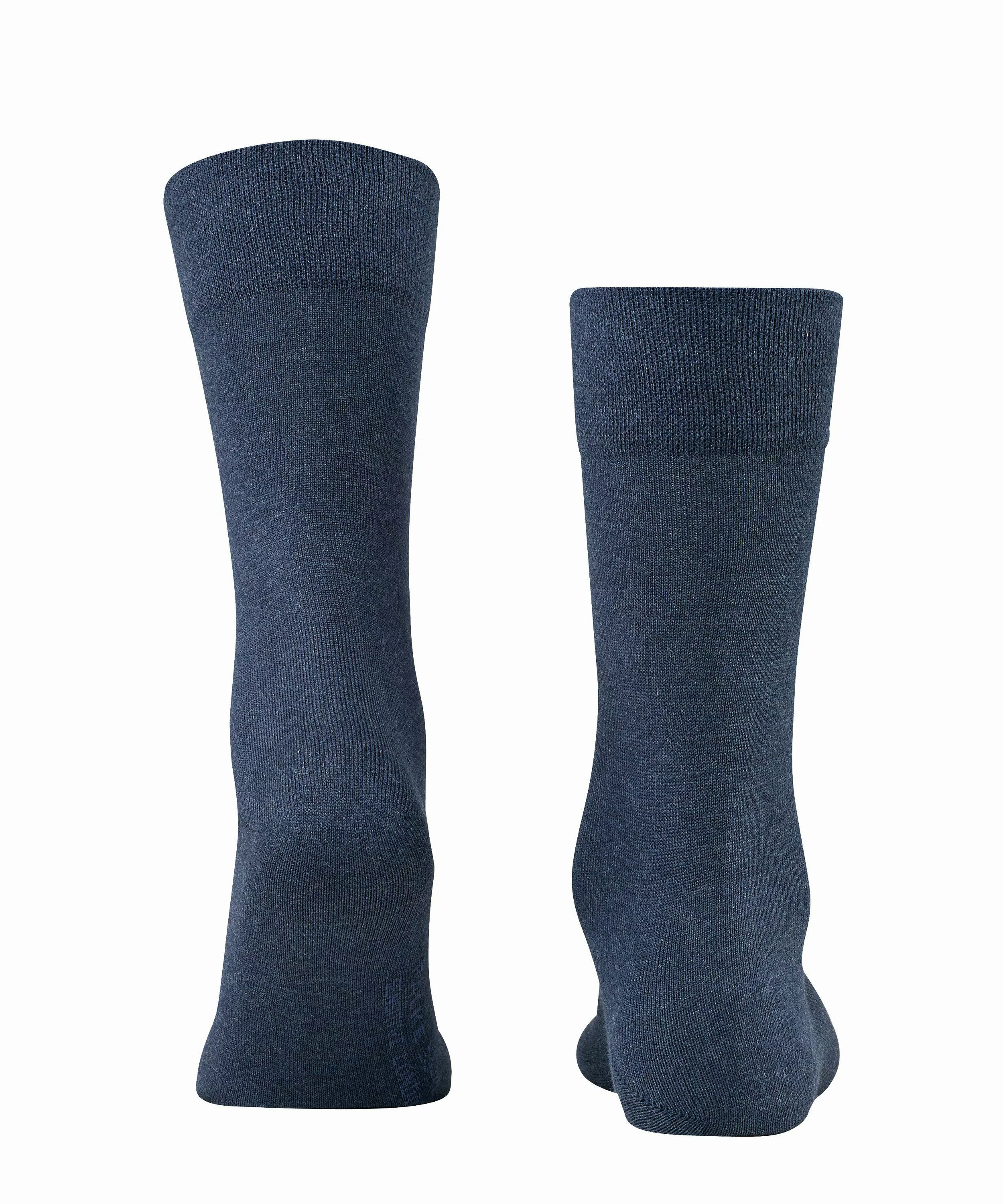 FALKE Sensitive London Herren Socken, 47-50, Blau, Uni, Baumwolle, 14616-64 günstig online kaufen