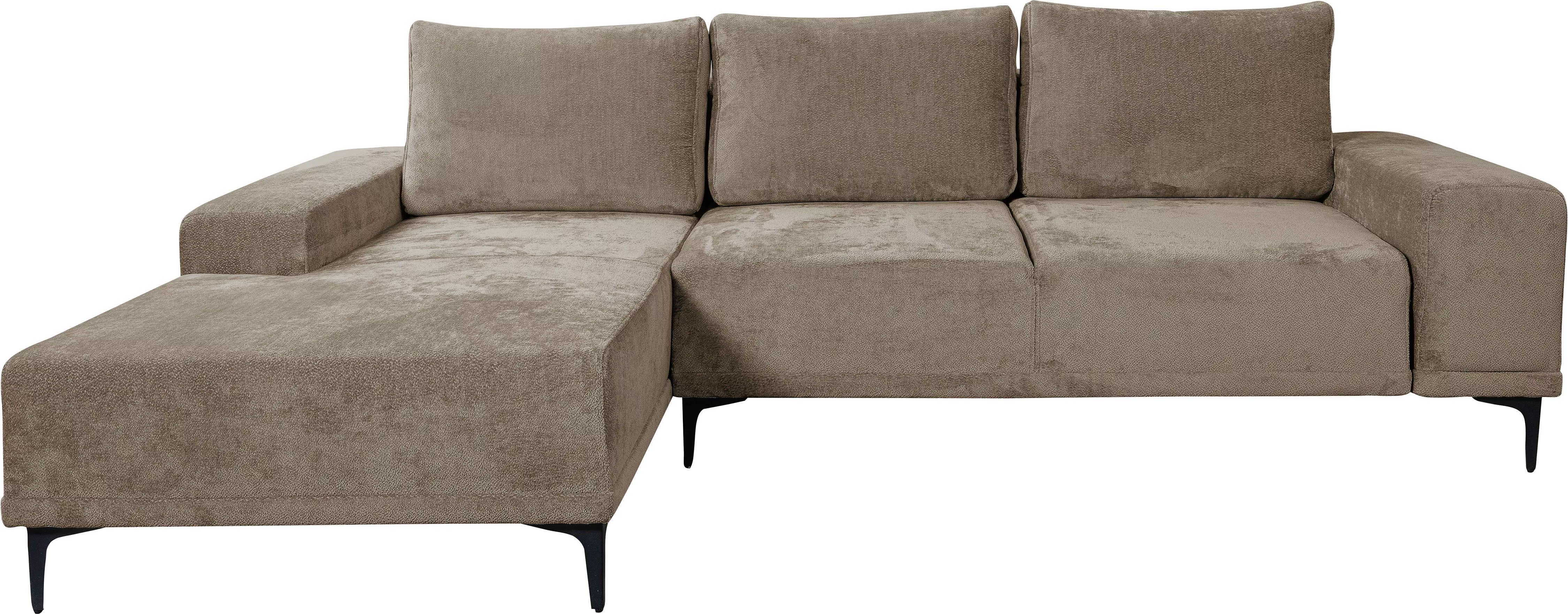 WERK2 Ecksofa "Havanna L-Form", Moderne Eckcouch in Bouclé mit Schlaffunkti günstig online kaufen