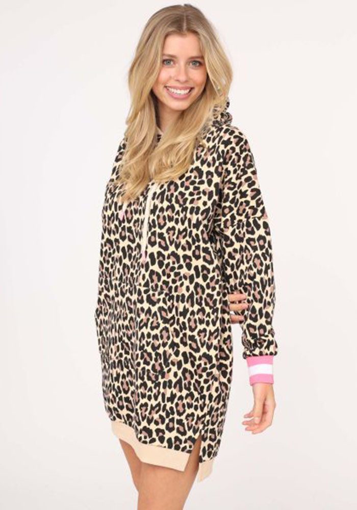 Zwillingsherz Sweatkleid "Leo all over" mit günstig online kaufen