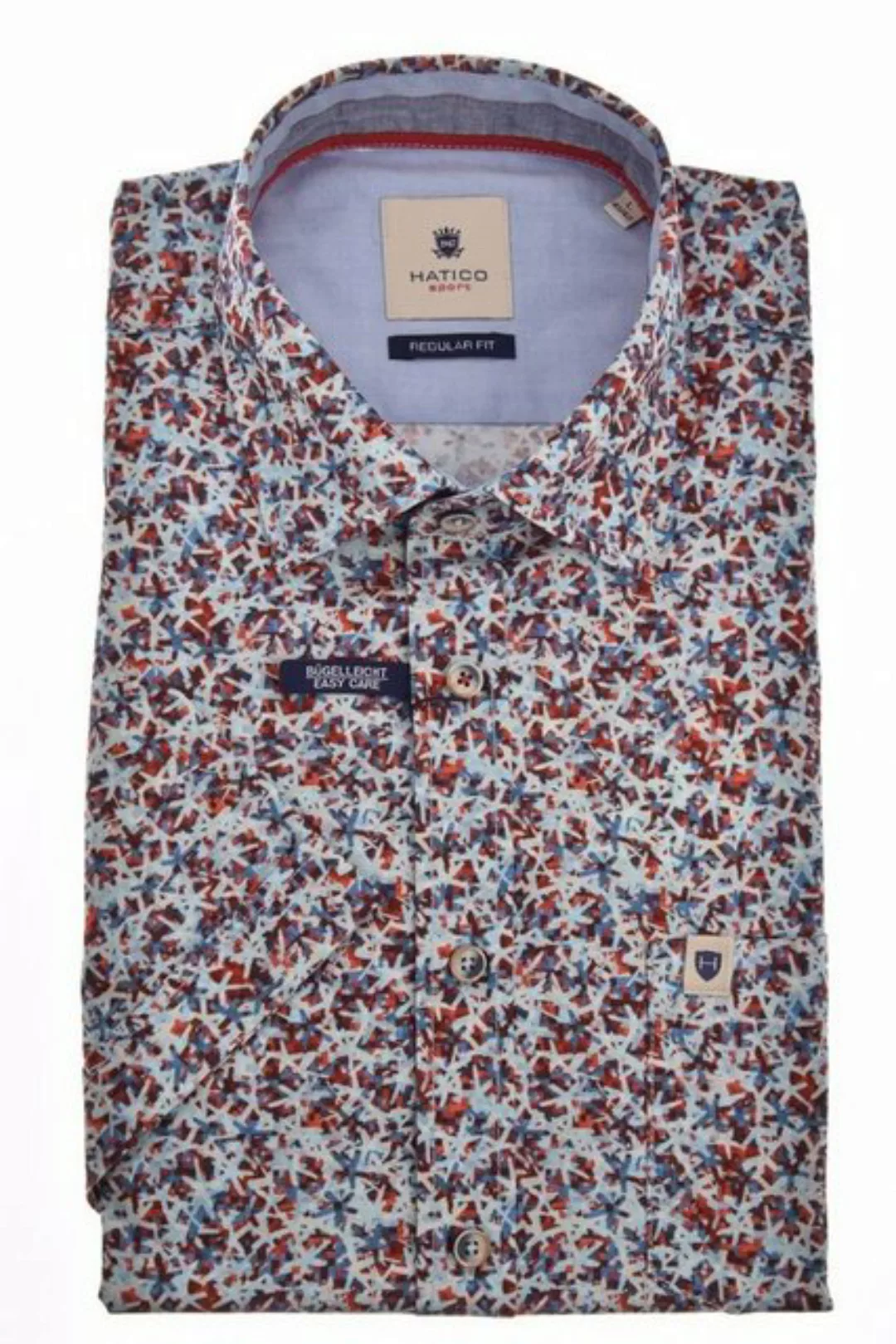 Hatico Kurzarmhemd - Herrenhemd - Halbarm-Hemd  - Businesshemd - Regular-Fi günstig online kaufen