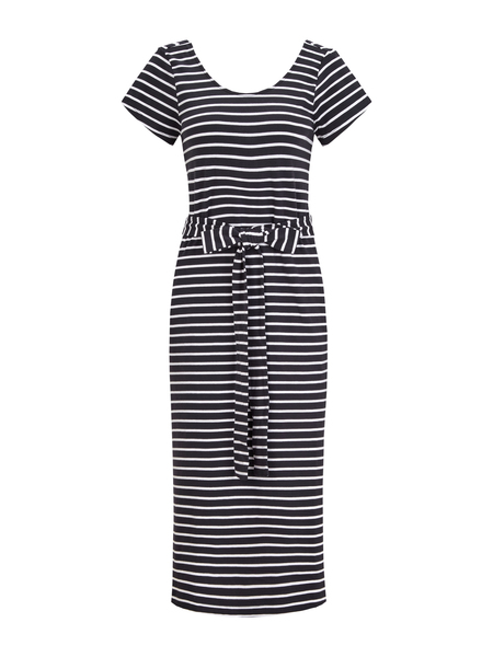 Streifen Kleid - Denny Dress Stripe - Bio-baumwolle günstig online kaufen