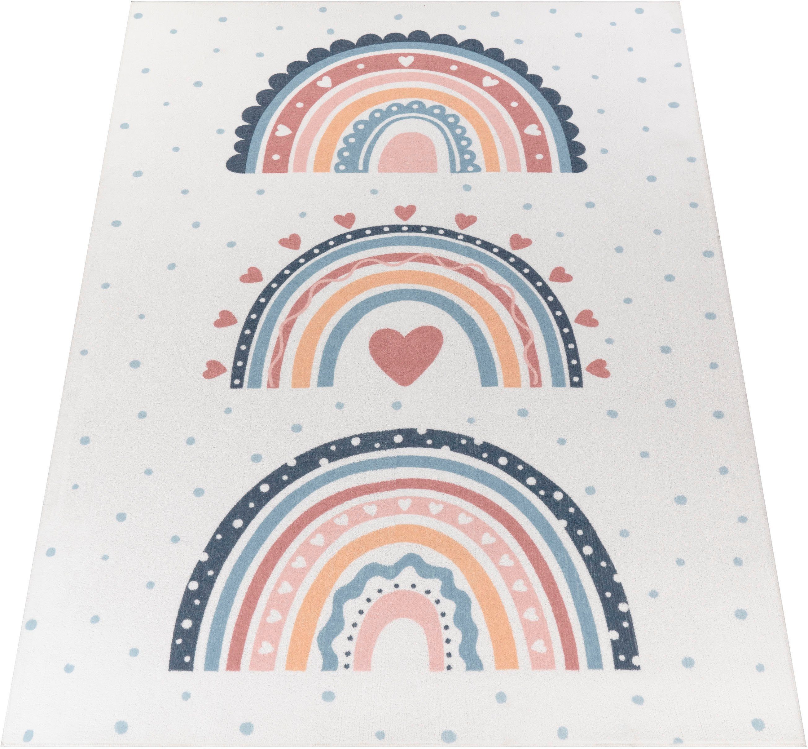 Paco Home Kinderteppich »Eliz 392«, rechteckig, 12 mm Höhe, Kurzflor, Spiel günstig online kaufen