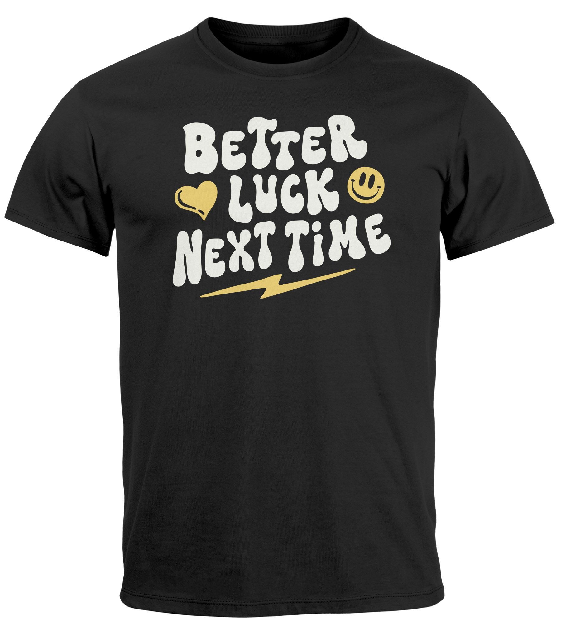 Neverless Print-Shirt Herren T-Shirt Spruch Better günstig online kaufen