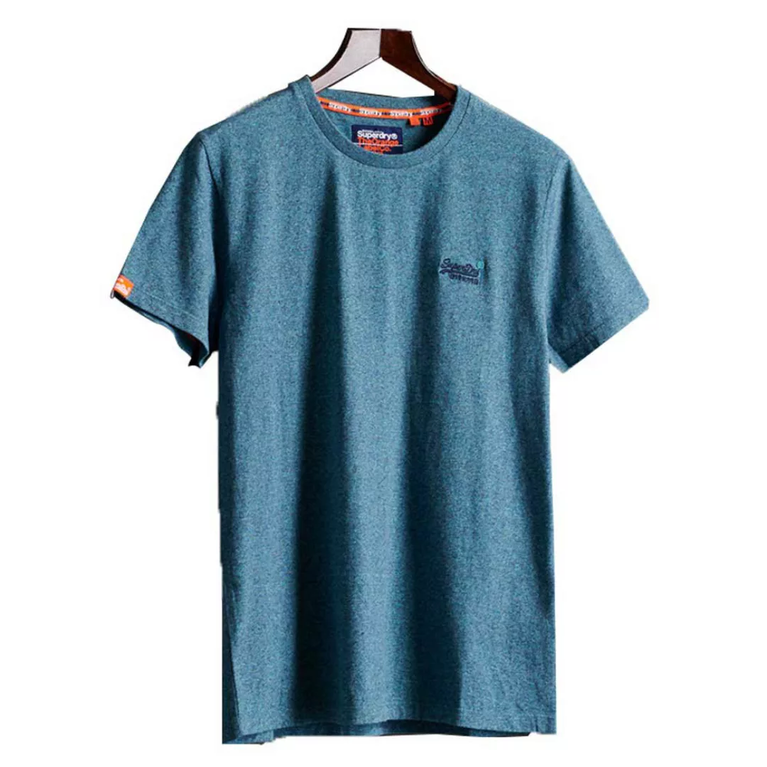 Superdry Orange Label Vintage Embroidered Kurzarm T-shirt S Pool Blue Navy günstig online kaufen