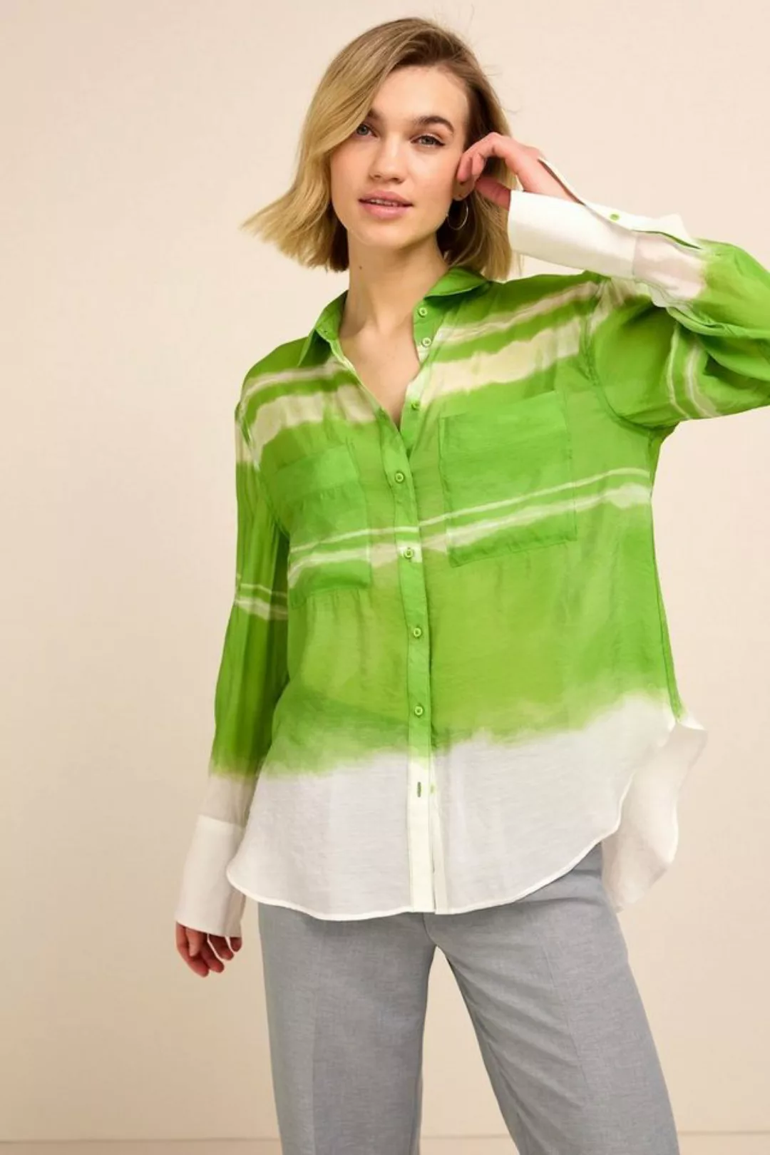 Next Langarmbluse Lange transparente Bluse (1-tlg) günstig online kaufen