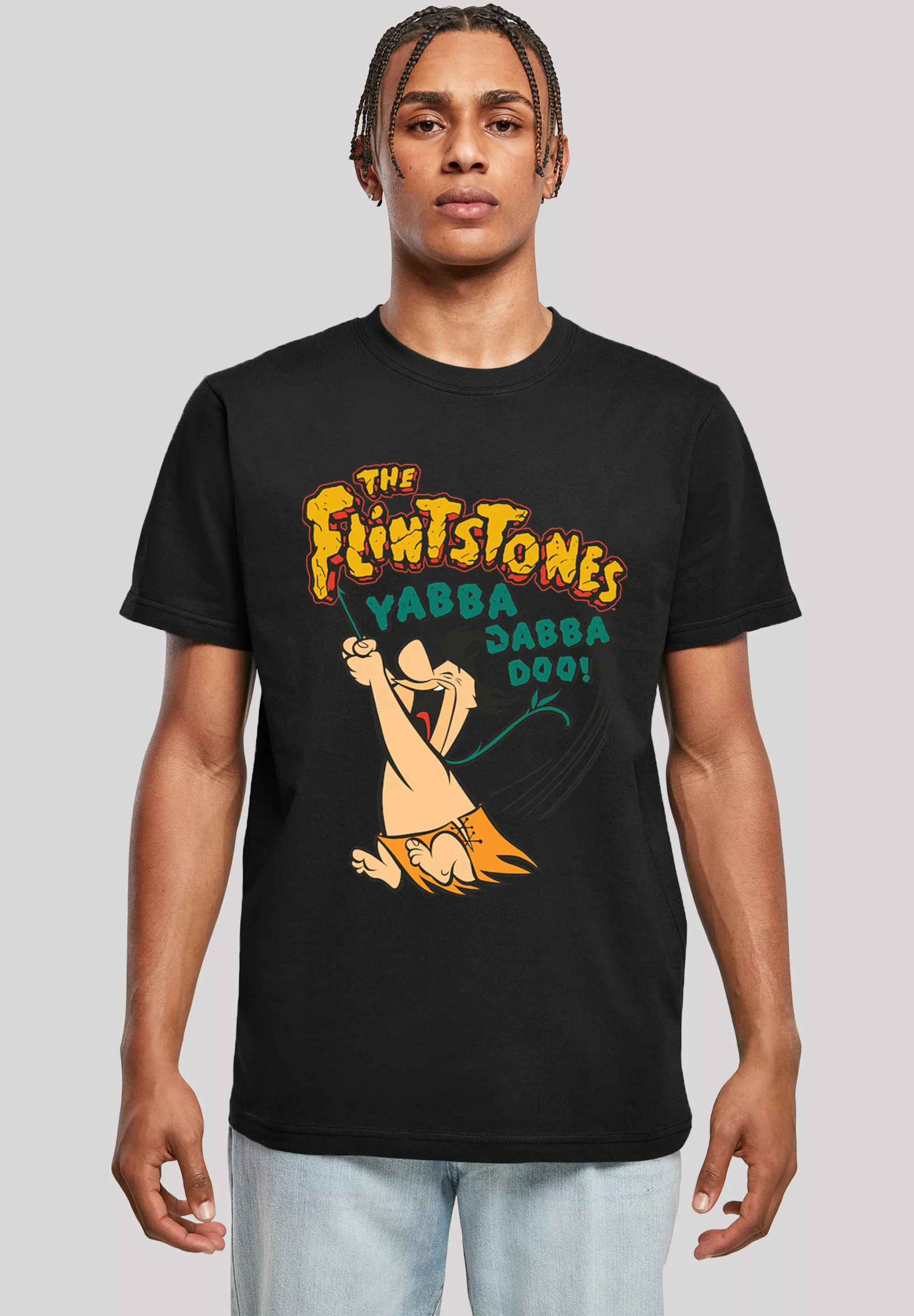 F4NT4STIC T-Shirt "Die Familie Feuerstein Fred Yabba Dabba Doo", Herren,Pre günstig online kaufen