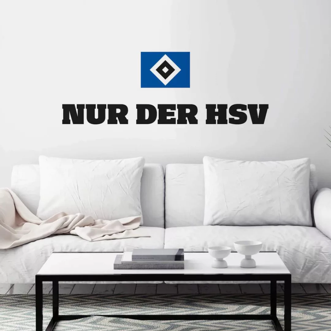 Wall-Art Wandtattoo "Hamburger SV Nur der HSV", (1 St.), selbstklebend, ent günstig online kaufen