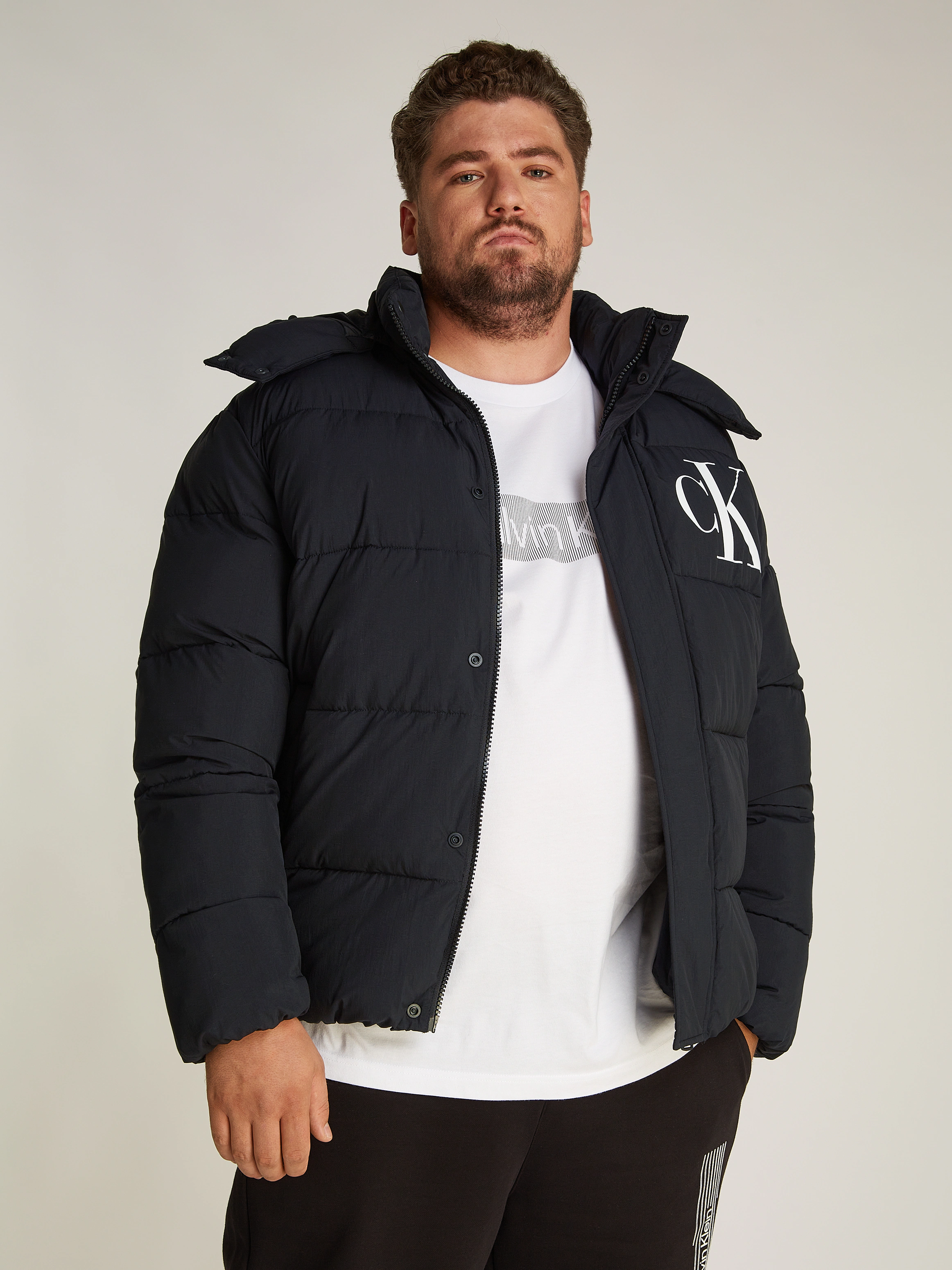 Calvin Klein Jeans Plus Outdoorjacke "Plus Essentials Non Down Jacket", mit günstig online kaufen