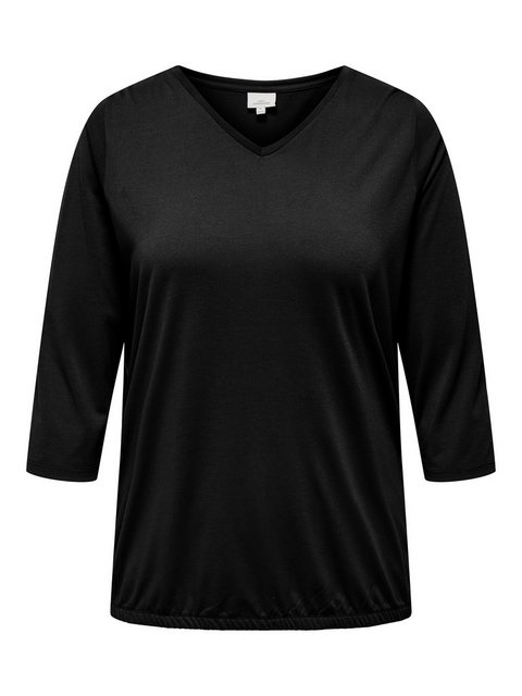 ONLY CARMAKOMA 3/4-Arm-Shirt CARCARLINNE V-NECK 3/4 TOP JRS BF günstig online kaufen