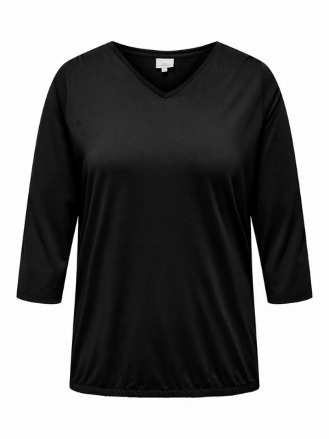 ONLY CARMAKOMA 3/4-Arm-Shirt CARCARLINNE V-NECK 3/4 TOP JRS BF günstig online kaufen