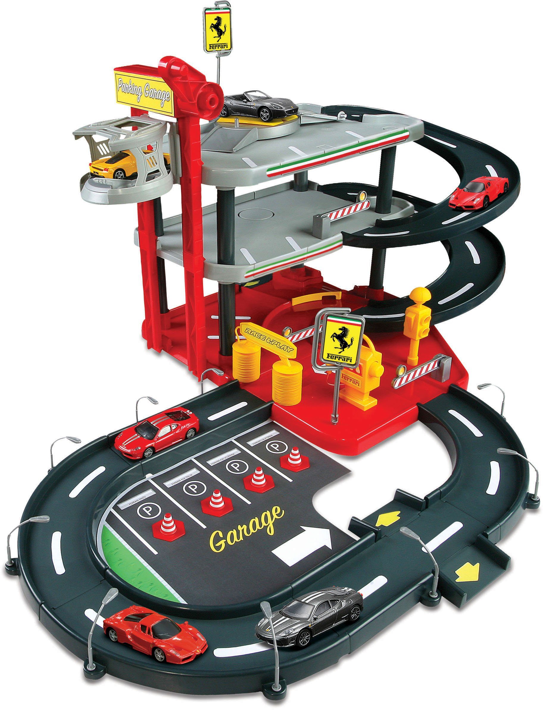 Bburago Spiel-Parkgarage ParkingGarage, inklusive 2 Fahrzeuge günstig online kaufen