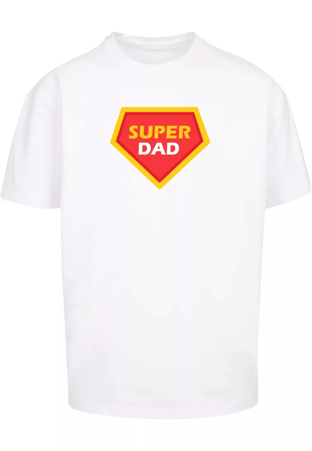 Merchcode T-Shirt "Merchcode Herren Fathers Day - Super dad Heavy Oversize günstig online kaufen