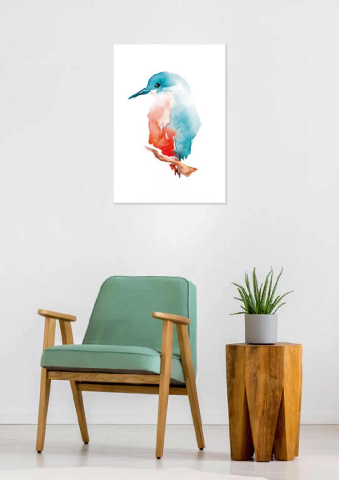Poster Animal Kingfisher Matt günstig online kaufen