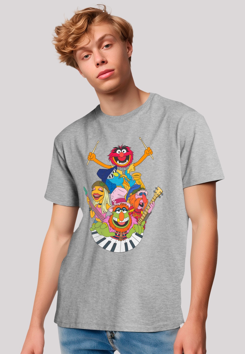 F4NT4STIC T-Shirt "Disney Muppets Dr. Teeth and The Electric Mayhem", Premi günstig online kaufen