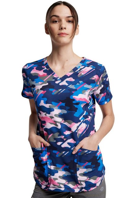 Dickies Funktionsbluse Bunt bedruckter Damen Kasack "Camo Line" Kasack mit günstig online kaufen