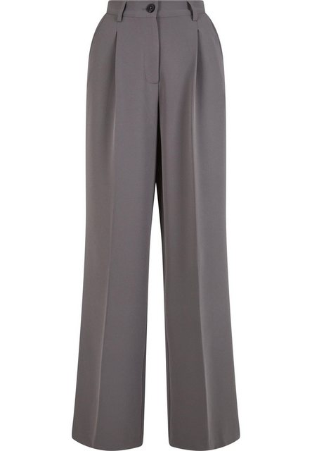 URBAN CLASSICS Stoffhose "Urban Classics Ladies Wide Leg Trousers", (1 tlg. günstig online kaufen