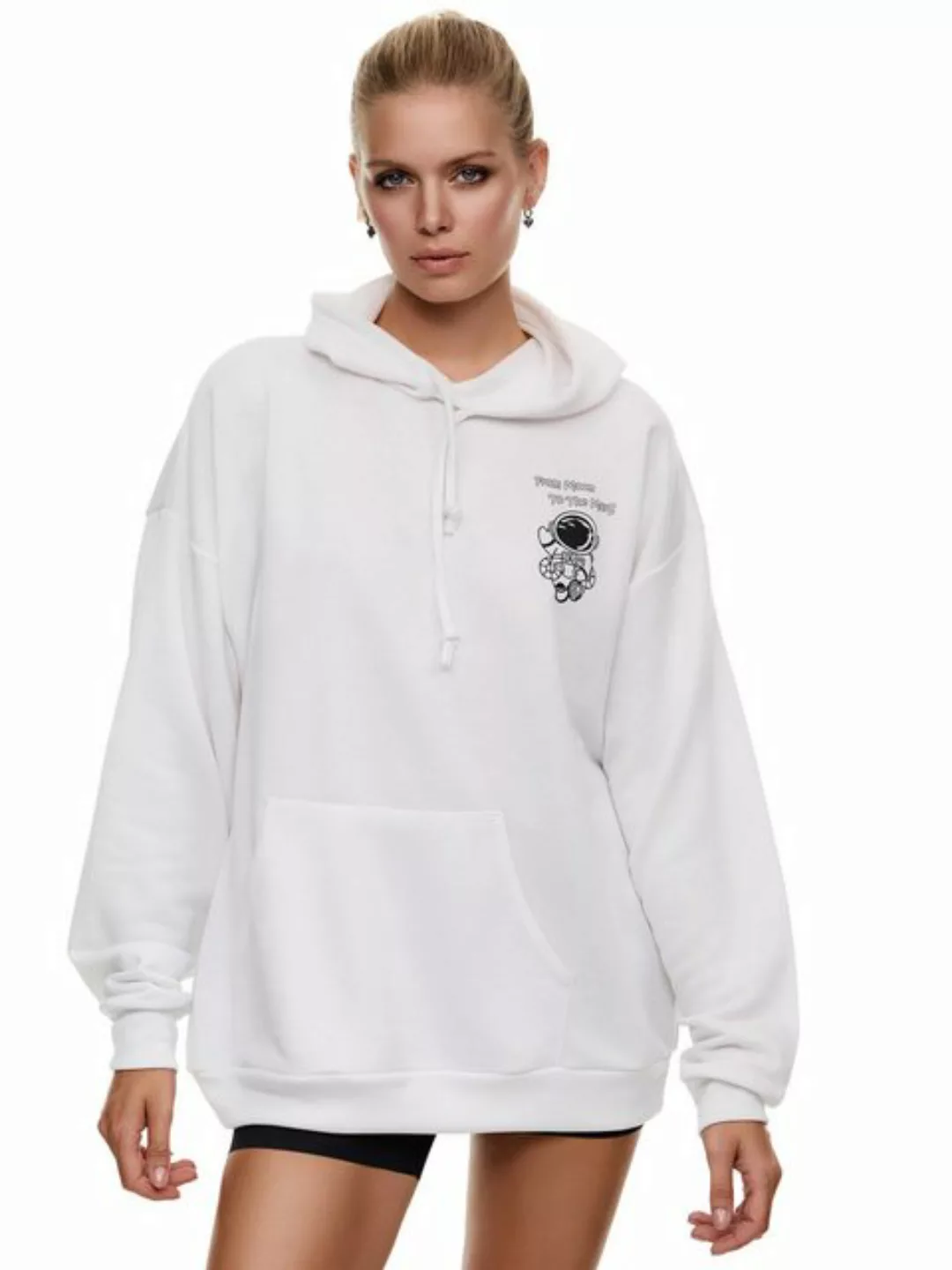 Worldclassca Hoodie Worldclassca Oversized Print Hoodie Kapuzenpullover Swe günstig online kaufen