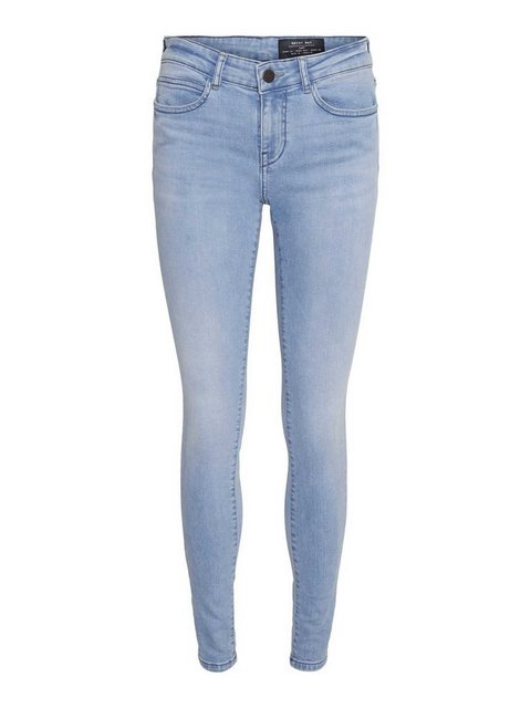 NOISY MAY Nmlucy Normal Waist Skinny Fit Jeans Damen Blau günstig online kaufen
