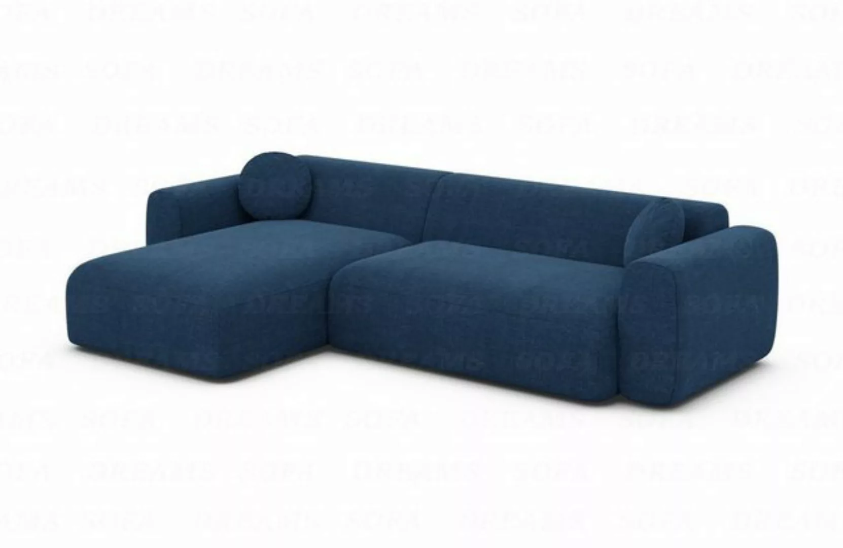 Sofa Dreams Ecksofa Polster Ecksofa Design Couch Cortegada L Form kurz Stof günstig online kaufen