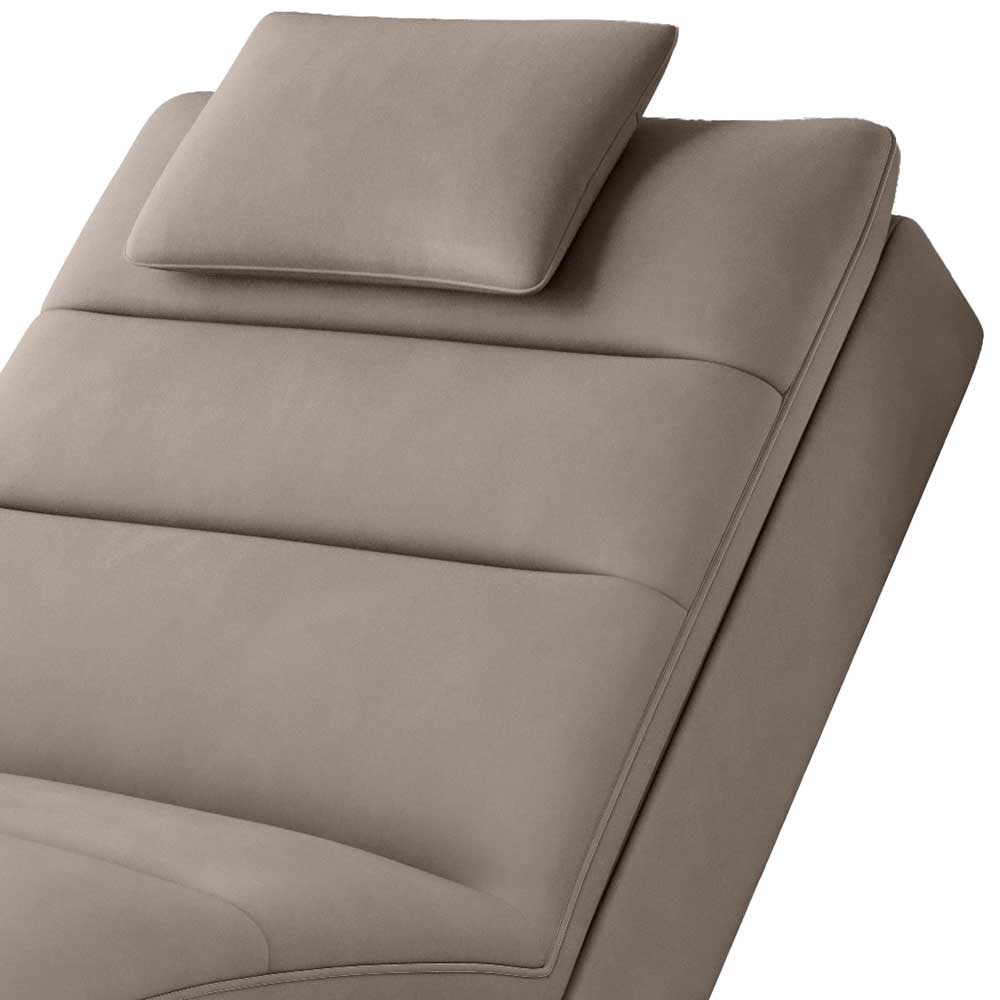 Loungeliege Relaxliege in Beige aus Webstoff günstig online kaufen