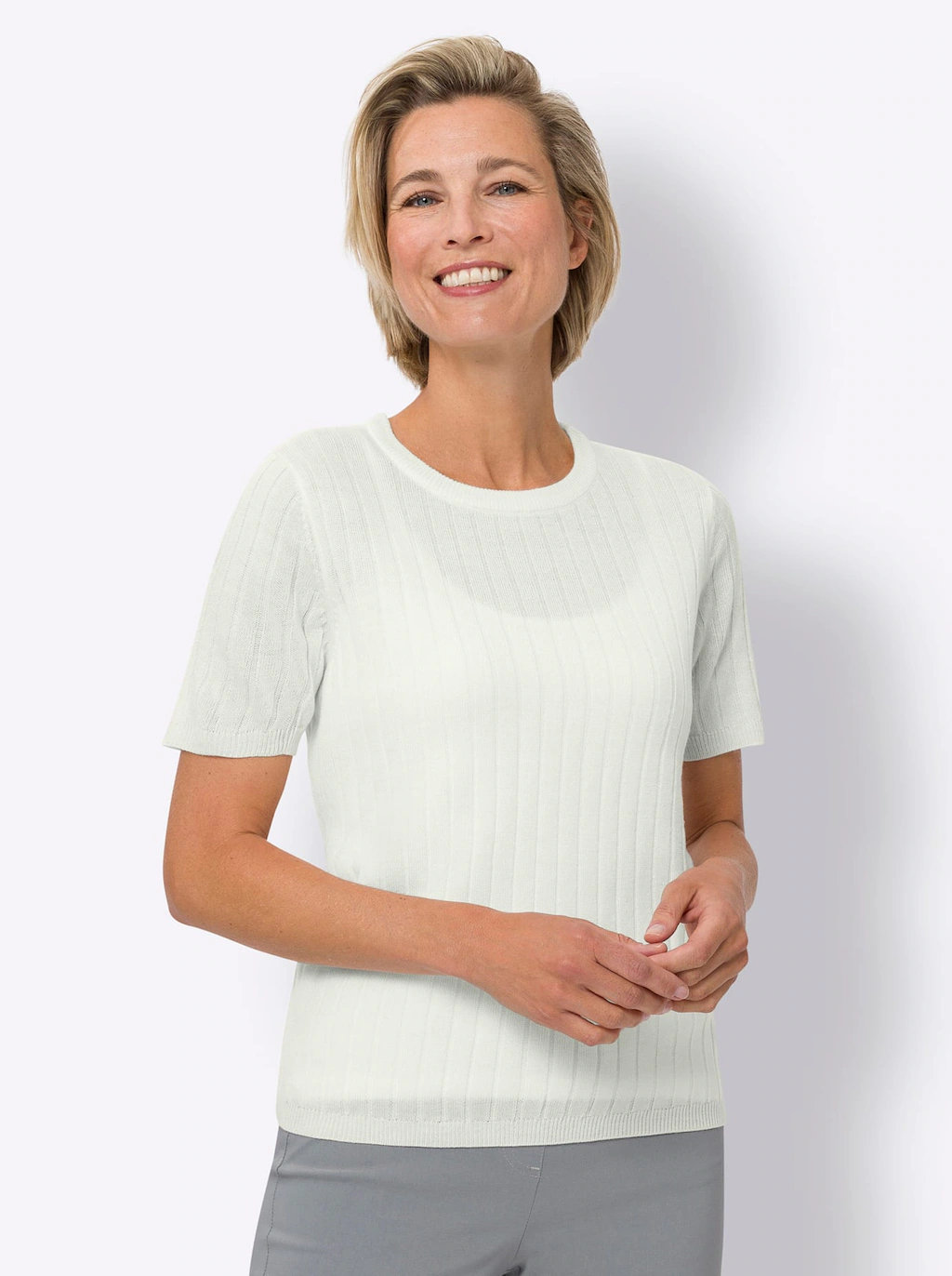Classic Basics Kurzarmpullover "Kurzarm-Pullover" günstig online kaufen