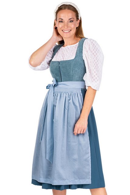 Spieth & Wensky Dirndl Cord Dirndl 2tlg. - DASING - mittelblau günstig online kaufen