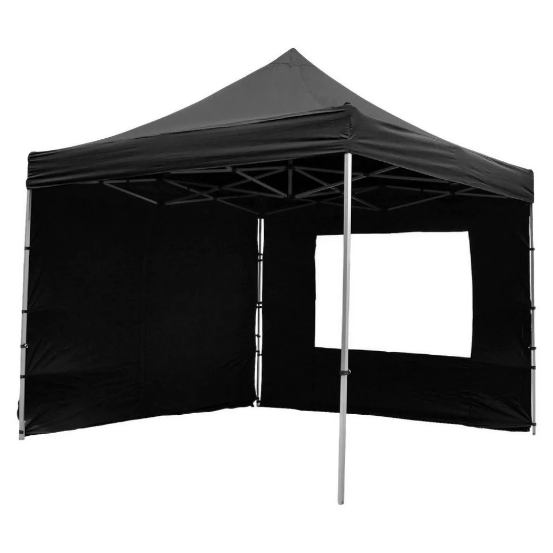 VCM Faltpavillon PROFI schwarz Polyester-Mischgewebe B/H/L: ca. 300x220x300 günstig online kaufen