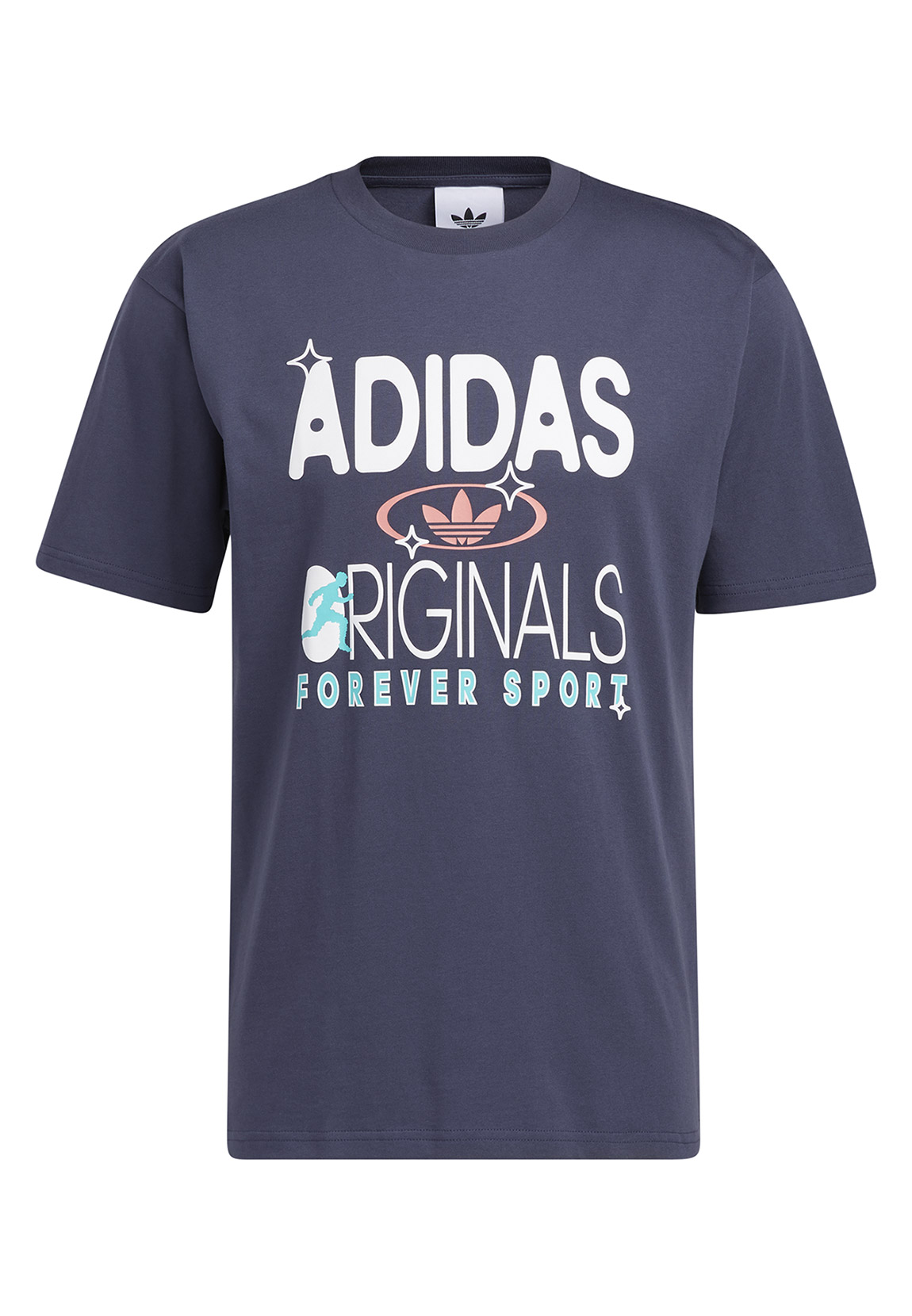 Adidas Originals Forever Sport Kurzärmeliges T-shirt L Shadow Navy / Multic günstig online kaufen