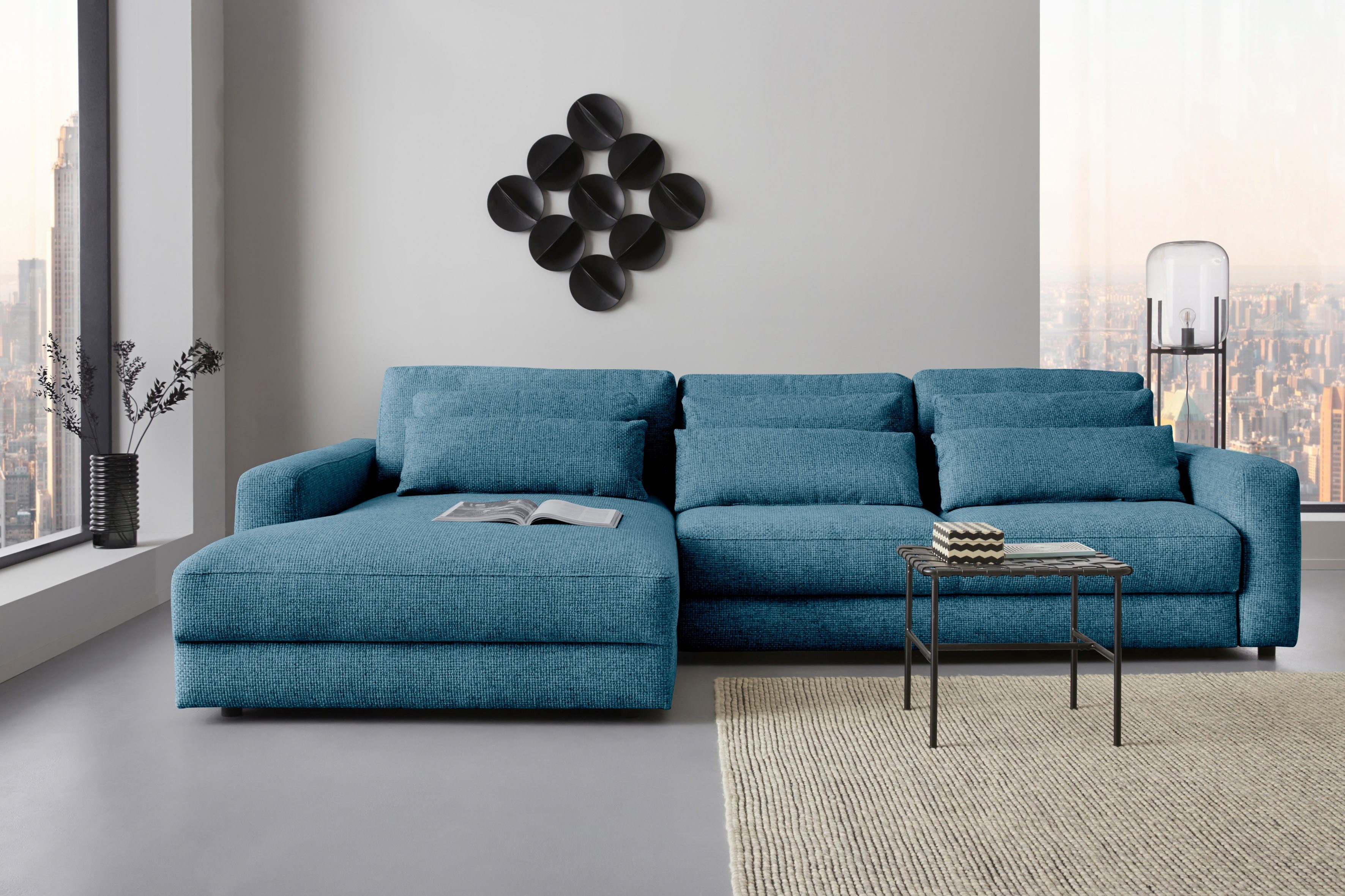 Places of Style Ecksofa Bloomfield, bequem günstig online kaufen